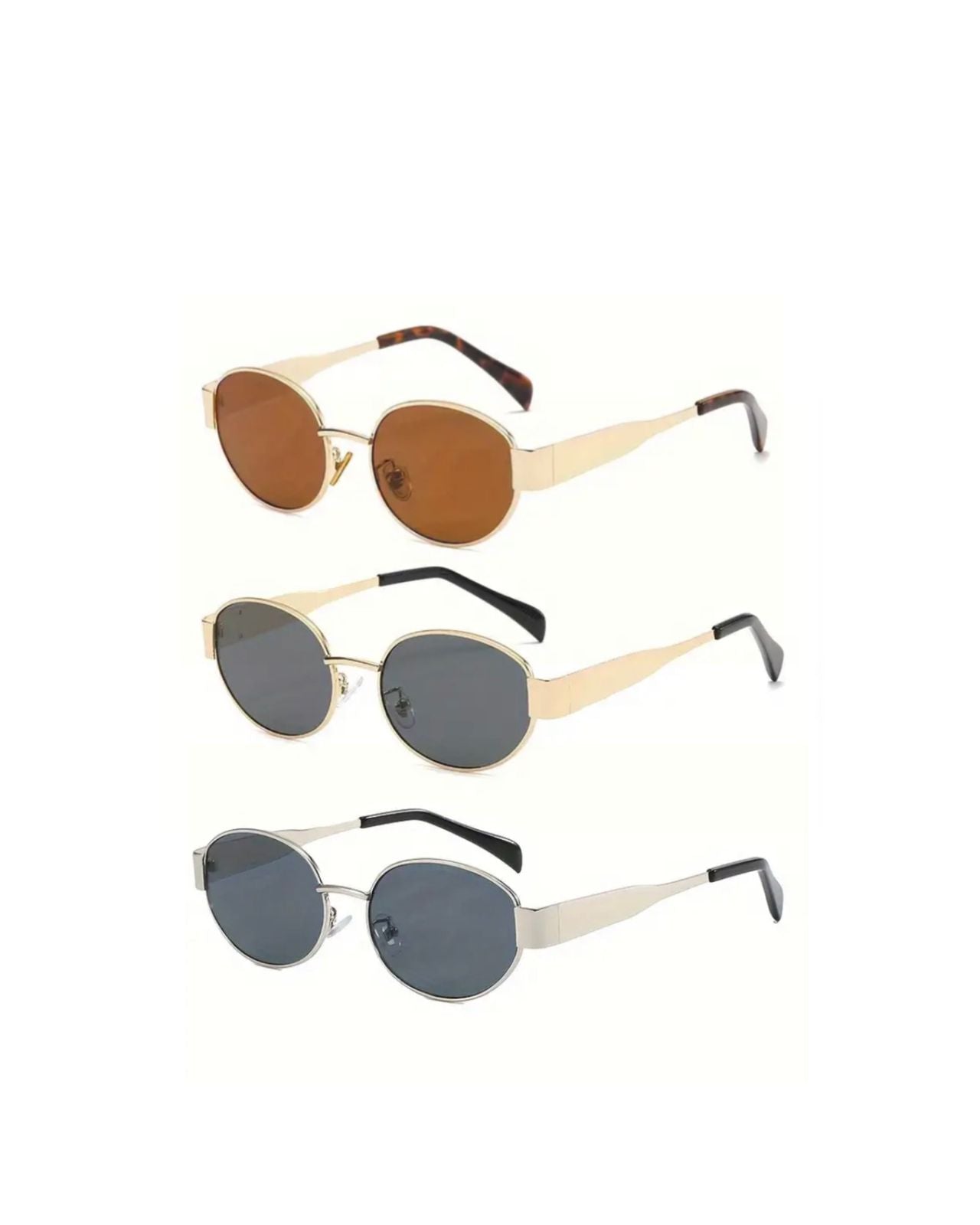 Gafas Roma plateadas